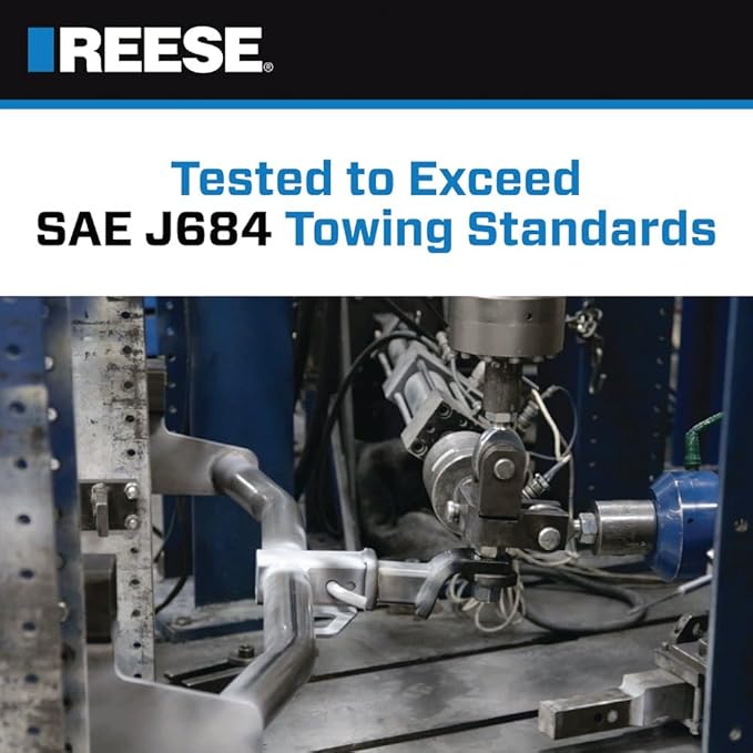 Reese Towpower 7005100 Interlock Trailer Hitch Ball Mount Security Kit, Fits 2 Inch Square Receiver, 2 Inch Drop, 0.75 Inch Rise, 6,000 lbs. Capacity