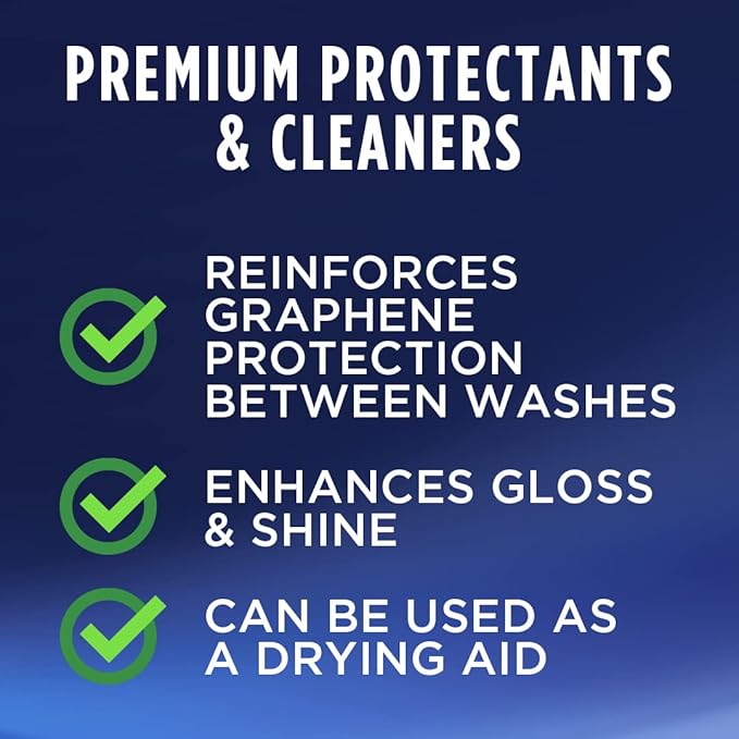 303 Products Graphene Detailer Spray, Enhances Gloss & Protection on Existing Coating, Sealants & Waxes, UV Protectant, Drying Aid, Add Ceramic Graphene Protection, Waterless Car Detailing Spray, 16oz