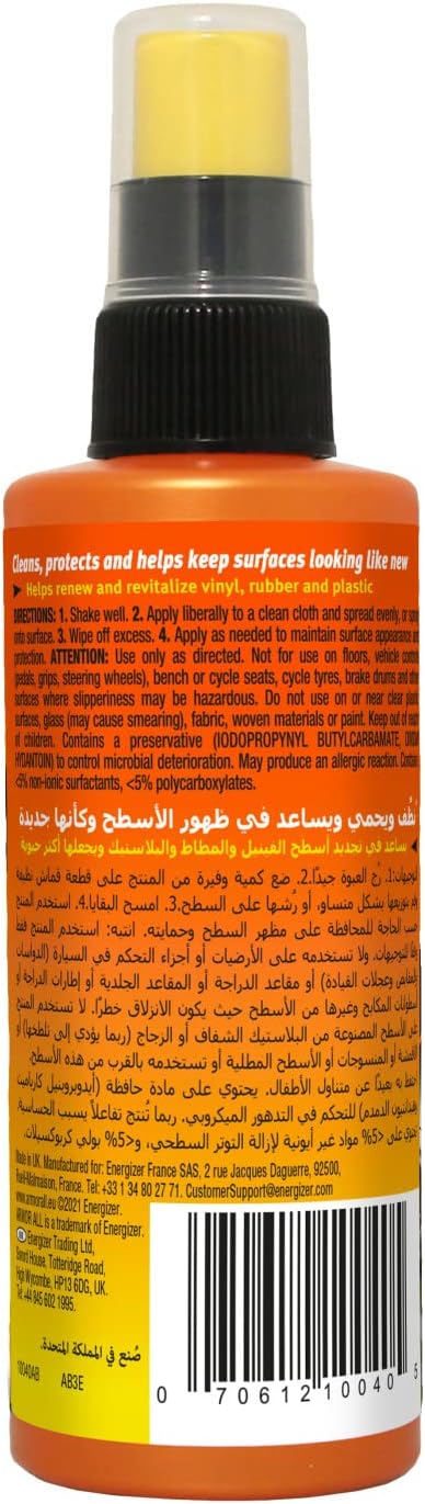 Armor All Original Protectant Spray by Armor All, Car Interior Cleaner with UV Protection to Fight Cracking & Fading, 4 Oz