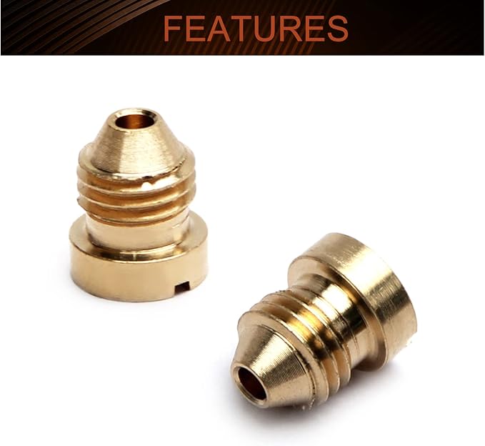 MroMax 1Pcs 1.25mm Foam Orifice Nozzle Tip, Brass Universal Thread Tips for Snow Foam Lance