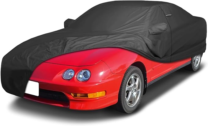 iCarCover Premium Custom Car Cover for 1990-2001 Acura Integra Sedan Heavy Duty Waterproof All Weather Rain Snow UV Sun Protector Custom Fit Full Exterior Indoor Outdoor Protection Car Cover (Black)