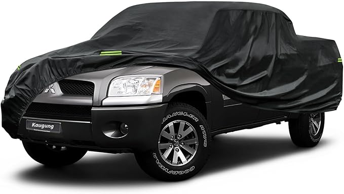 Kaugung Waterproof Truck Cover Fit Mitsubishi Raider 2006-2010, 7 Layers Heavyduty Full Pickup Cover All Weather,Outdoor Sun UV Rain Dust Protection. (from US Warehouse, Arrive Within 3-7 Days)