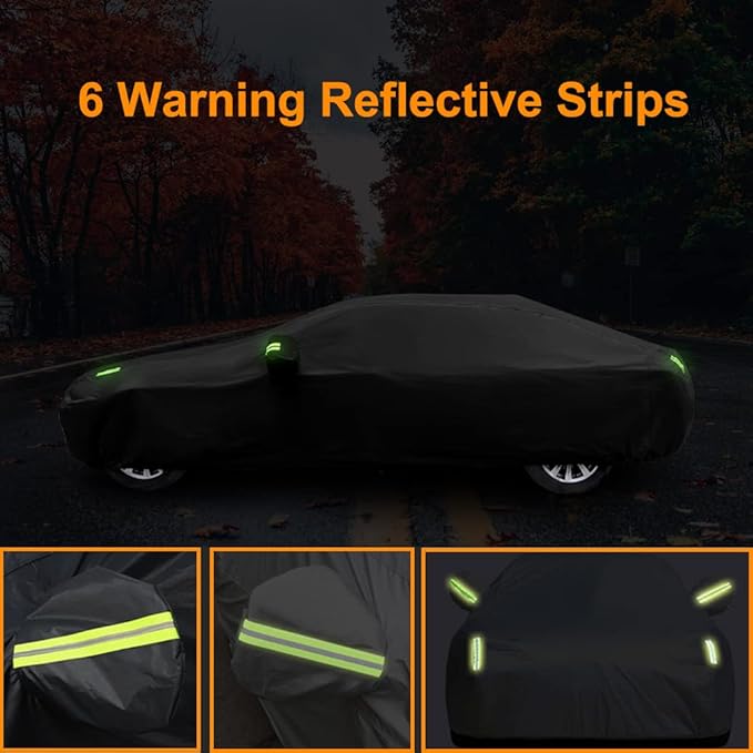 Custom Car Cover Compatible with Cadillac XT5 2026-2017/ XT6 2026-2020/ Lyriq Lyriq-V 2026-2023/ Optiq Optiq-V 2023-2026, Waterproof All Weather Car Covers for Outdoor, Rain Snow Sun UV Cover
