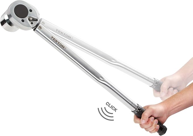 TEKTON 3/4 Inch Drive Micrometer Torque Wrench (50-300 ft.-lb.) | 24350