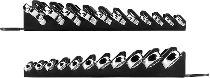 TEKTON Stubby Combination Wrench Set with Holder, 11-Piece (1/4-3/4 in.) | WCB92401