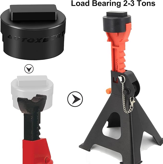 AUTOXBERT Car Lifting Jack & Jack Stand Adapter Pinch Weld Jack Pad Repair Tool Frame Protector for BMW 1 3 4 5 Series Lifting Wear-Resistant Support Chassis