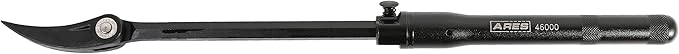 ARES 46000-13.3-Inch to 18.5-Inch Pry Bar - Indexable Bar, Extendable Reach - 14-Position Adjustable Angle Head - Chrome Vanadium Steel
