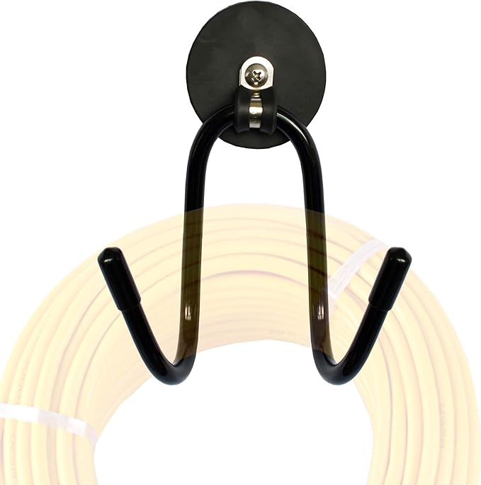 YYST Magnetic Extension Cord Holder Hanger Organizer Cable Hanger for House, Basement, RV, Garage - Cables, Hoses, Ropes- Type W (1)