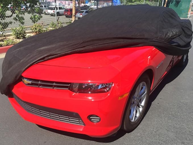 CarsCover Custom Fits 2010-2024 Chevy Camaro Car Cover for 5 Layer Ultrashield Black Covers