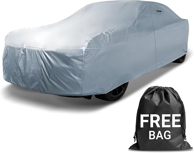 iCarCover Fits 1960-1979 MG Midget Car Cover Automobiles Form-Fit Padded Full Exterior Waterproof Automobiles Protection Covers