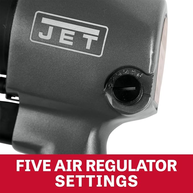JET 1/2-Inch Aluminum Impact Wrench, 680 ft-lbs, 8000 RPM (Model JAT-103)