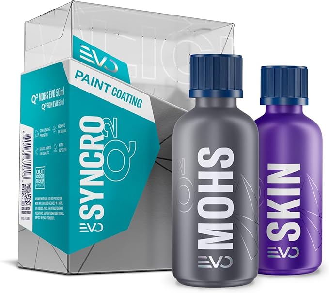 GYEON Syncro EVO Ceramic Coating System Light Box Most Durable Longest Lasting Protection Hydrophobic 9H Gloss Chemical Resistance Ultra Tough Shield Auto Surface Finish Five‑Year Coating