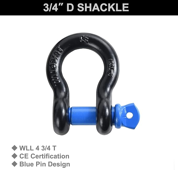 864058HP Trailer Hitch Tri Ball Mount and 360 Swival Tow Shackle, Fits for 2 Inch Receiver, Hitch Pin Included…