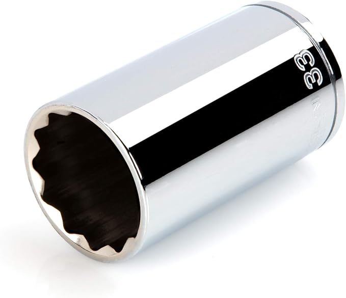 TEKTON 1/2 Inch Drive x 33 mm Deep 12-Point Socket | SHD23333