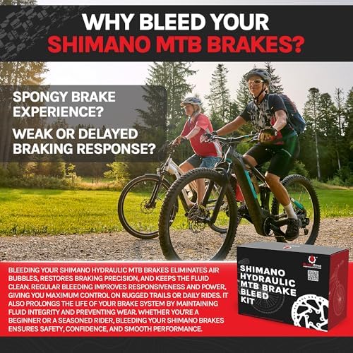 BleedZone Shimano Brake Bleed Kit with 120ml Mineral Oil, 2-Piston MTB