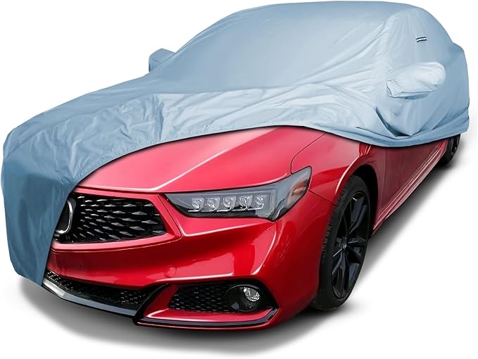 iCarCover Premium Car Cover for 1996-2025 Acura TL, TLX Heavy Duty Waterproof All-Weather Automobiles Custom Fit Indoor Outdoor UV Snow Protection Covers with Straps and Bag
