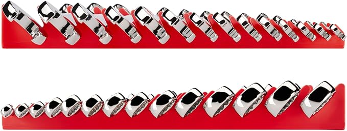 TEKTON Combination Wrench Set with Rack, 14-Piece (6-19 mm) | WCB91203