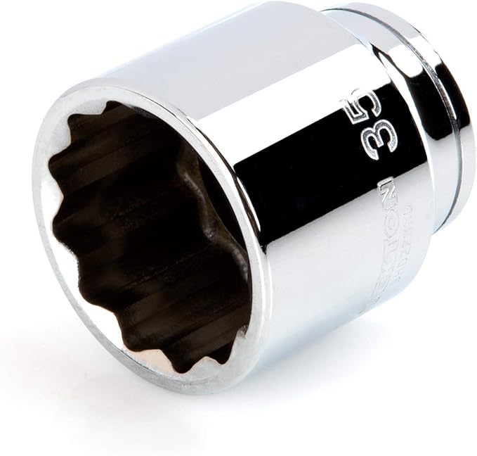 TEKTON 1/2 Inch Drive x 35 mm Shallow 12-Point Socket | SHD22335