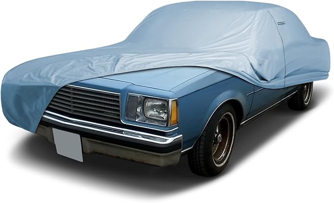 iCarCover Premium Car Cover for 1978-1981 Buick Century Sedan, Coupe Heavy Duty Waterproof All-Weather Automobiles Custom Fit Indoor Outdoor UV Snow Protection Covers with Straps and Bag