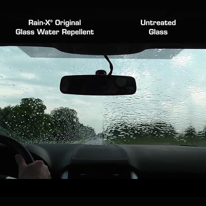 Rain-X 800002243 Glass Treatment, 7 oz. - Exterior Glass Treatment To Dramatically Improve Wet Weather Driving Visibility During All Weather Conditions