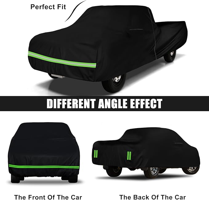 Waterproof Car Cover Replace for 1993-2012 Ford Ranger Regular Cab 6ft Standard Bed 210T All Weather Classic Car Covers with Zipper Door for Snow Rain Dust Protection