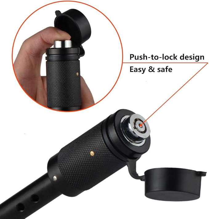 83522 5/8 inch Trailer Hitch Locking Pin, Solid Steel Tow Hitch Lock with Anti Rattle O-Rings Fits Class III IV V 2 inches and 2-1/2 inches Receiver
