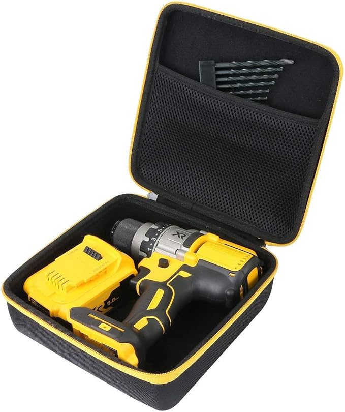 khanka Hard Tool Case Replacement for DEWALT 20V MAX XR Brushless Drill/Driver DCD791B / DCD991B
