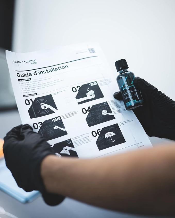 CARPRO DQUARTZ GO Nano Diamond Quartz Fusion Coating: Ceramic Coating for Cars, Professional-Grade Coating in DIY Package, Increase Surface Hardness - (50ml Kit)