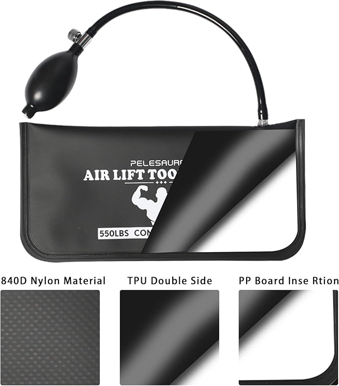 Air Wedge Bag, Professional Air Wedge Pump Leveling Kit (005)