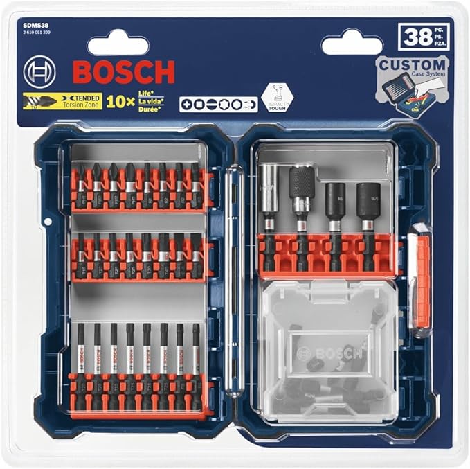 Bosch SDMS24 24 pc. Impact Tough™ Screwdriving Custom Case System Set