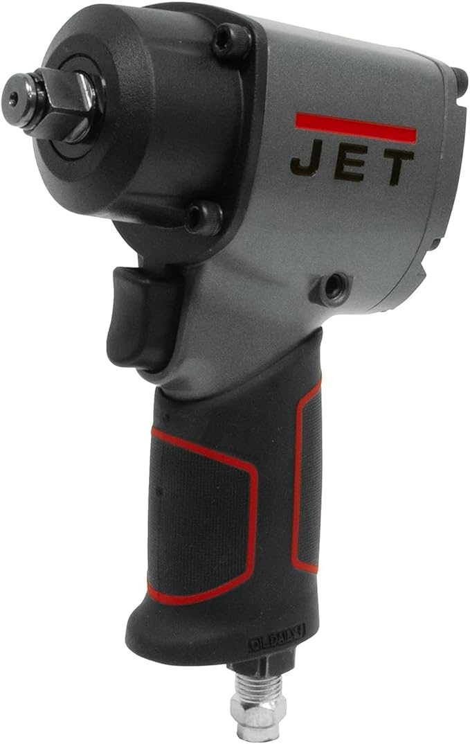 JET 1/2-Inch Pneumatic Impact Wrench, 500 ft-lbs, 10000 RPM (Model JAT-107)