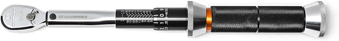 GEARWRENCH 1/4" Drive 120XP Micrometer Torque Wrench, 30-200 in/lbs. - 85171