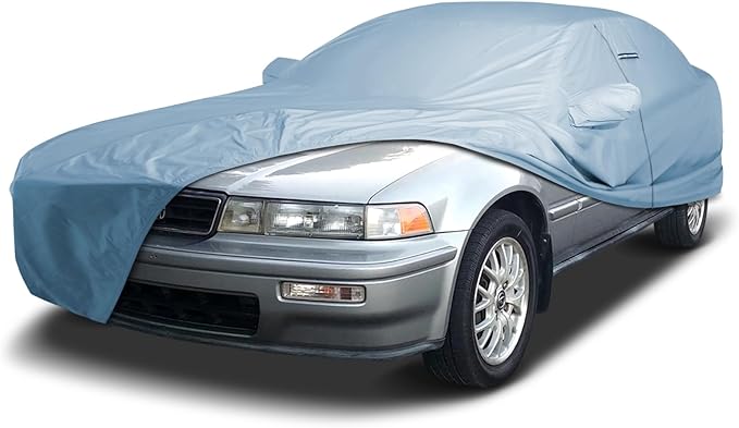 iCarCover Premium Car Cover for 1992-1994 Acura Vigor Heavy Duty Waterproof All-Weather Automobiles Custom Fit Indoor Outdoor UV Snow Protection Covers with Straps and Bag