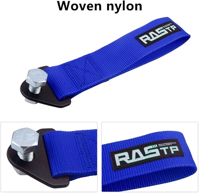 RASTP High Strength Racing Tow Strap (Blue)