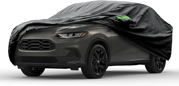 Proadsy Car Cover Custom Fit for Honda HR-V 2023 2024 2025 2026, Waterproof All Weather for Automobiles, Full Exterior Cover Rain Snow Sun Protector Indoor Outdoor Car Cover