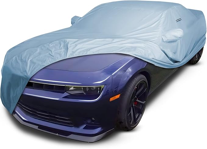 iCarCover Premium Car Cover for 1993-2002 Chevy Camaro STD, Z28, SS Heavy Duty Waterproof All Weather Automobiles Custom Fit Indoor Outdoor UV Snow Protection Covers with Straps and Bag