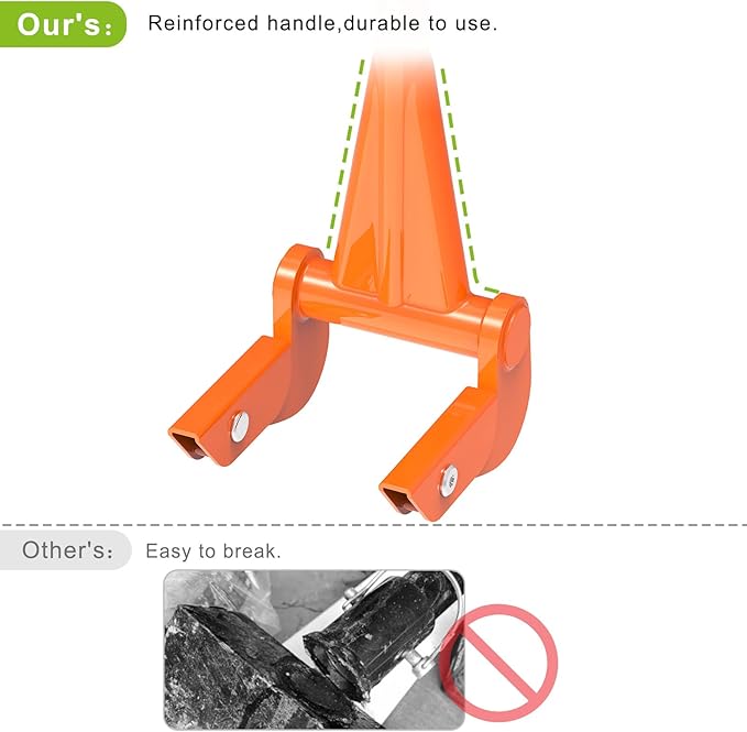 Pallet Buster Tool, Insaga Deck Board Removal Tool with Thick 3mm Handle 50'', Full welded Pallet Breaker Tool, Articulating Pivoting Head Deck Wrecker, Capacity up to 250 lbs