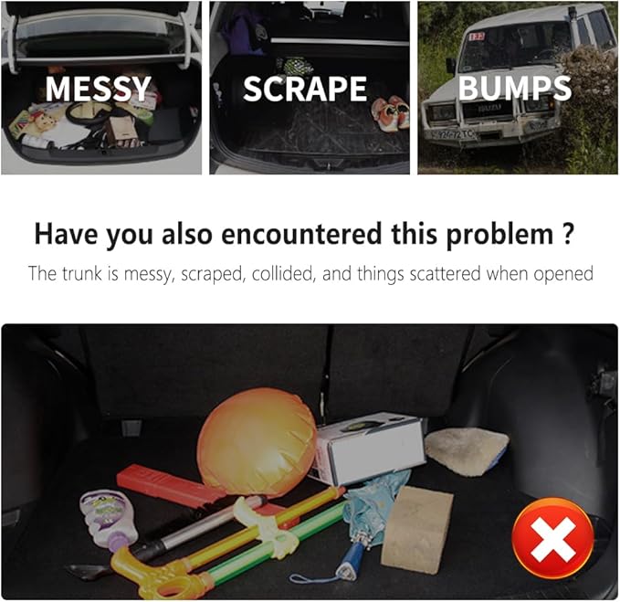 Cargo Net for SUV,Upgraded Highly Elastic Truck Cargo Net with Trunk Net Hooks - Stretch to 62.99"X47.24",Premium Truck Bed Netting for Cargo for Car Organizer and Storage