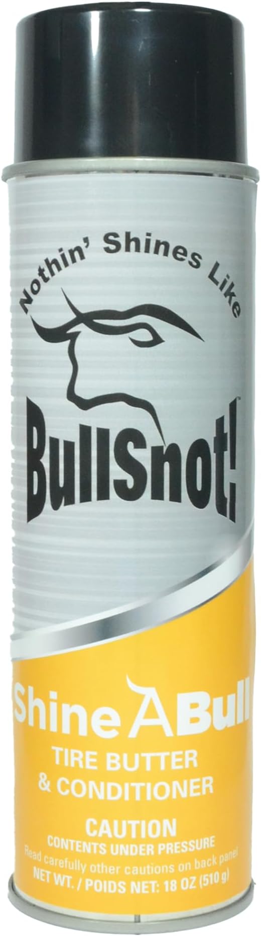BullSnot! ShineABull Instant Tire Butter & Trim Gloss Spray – Silicone-Free, UV Protection, Restores Shine & Moisture to Tires, Bumpers, Seals & More – Fast, Easy Application – Made in The USA