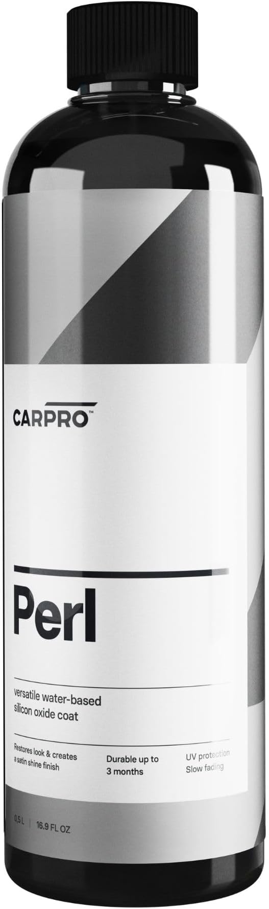 CARPRO PERL Plastic & Rubber Protectant - [Plastic, Engine, Rubber, Leather] - Concentrated Tire Dressing, Water Based UV Protection, Satin Finish - 500ml (17oz)