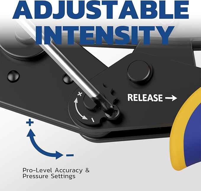 haisstronica Crimping Tool for Insulated Electrical Wire Connectors-AWG 22-10 Ratchet Crimper Tools-Racheting Wire Crimping Tools-Available for Insulated Connectors and Wire Terminal HS-9327