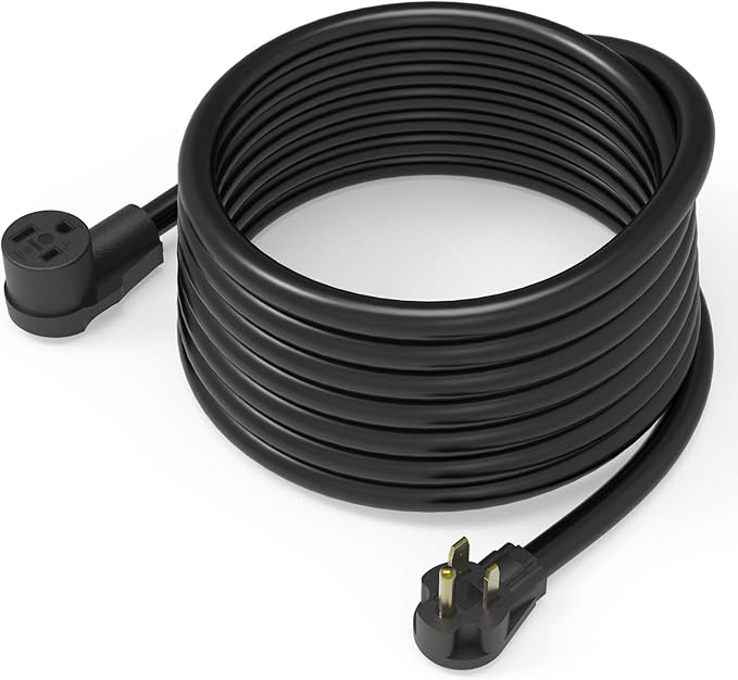 YESWELDER 40ft 250 Volt Welder Extension Cord 8 AWG Power Extension for Welding Machines， NEMA 6-50P to 6-50R