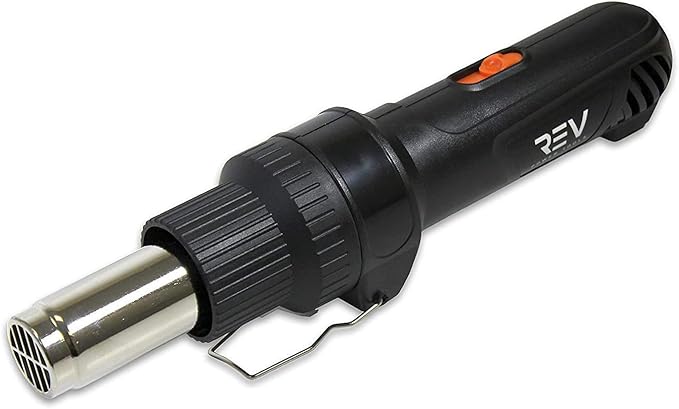 REV Professional Grade Inline Design Handheld Heat Gun for Automotive Vinyl Wrap (Heat Gun)
