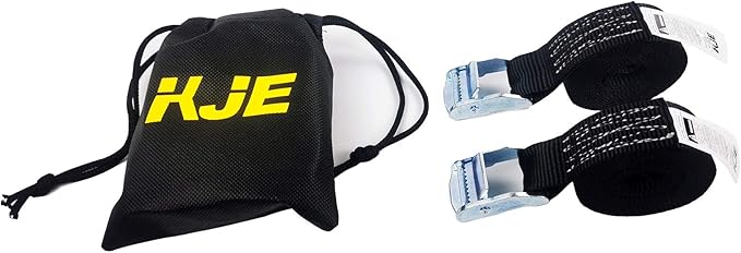 1500 lbs 1" x 3' Tie Down Straps, 2 Pack Adjustable Lashing Straps Ratchet Straps Heavy Duty Ratchet Tie Down Straps Cargo Straps with Cam Buckle Suitable for Carrying Various Cargo or Luggage