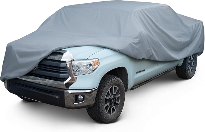 Leader Accessories Truck Car Covers for Automobiles All-Weather Limited Waterproof, Breathable Full-Exterior Covers for Indoor and Outdoor Use, Fits Pick Up 241"-250"