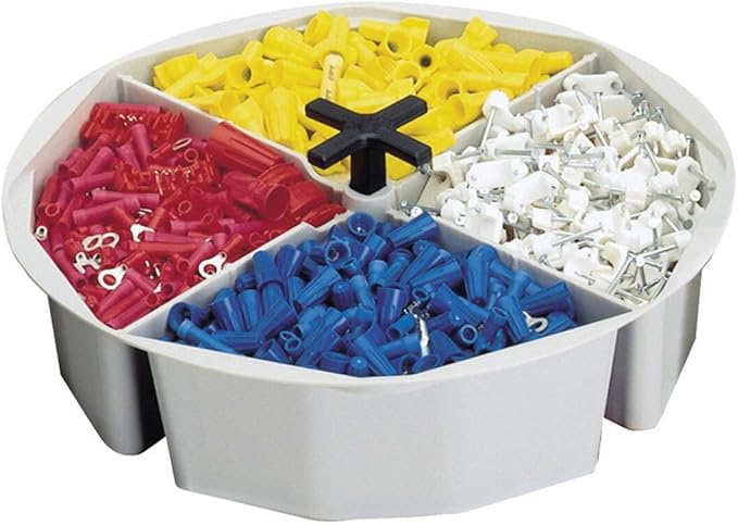 Custom Leathercraft1152 Full-Round Bucket Tray, 2.5 in. High
