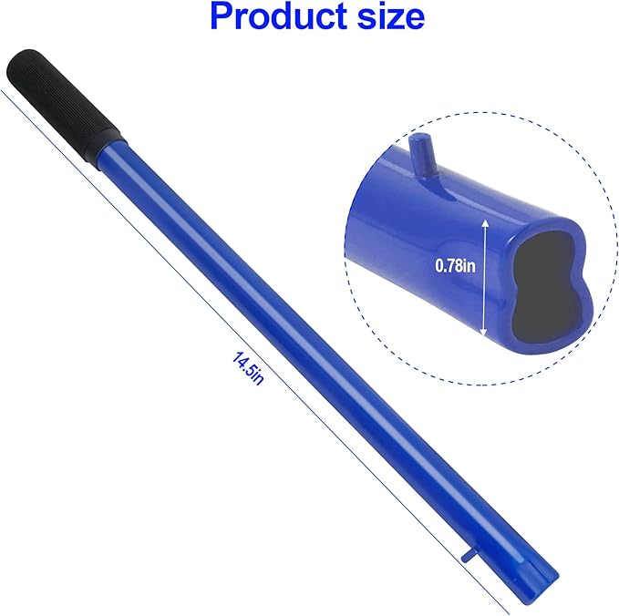 2 Ton Horizontal Hydraulic Floor Jack, Jack Lever Handle for Car Accessories