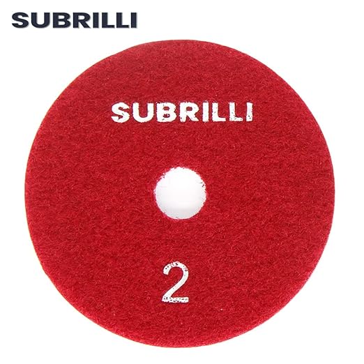 4" Dry/Wet 3 Step Diamond Polishing Pads 9-Pcs Step 2 for Granite Marble Quartz Concrete