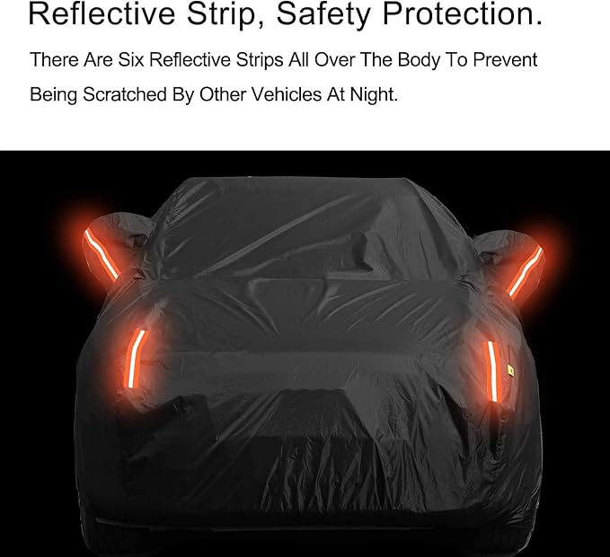UV Protection SUV Car Cover Windproof Dustproof Scratch Resistant Outdoor Universal Full Car Covers for SUV M