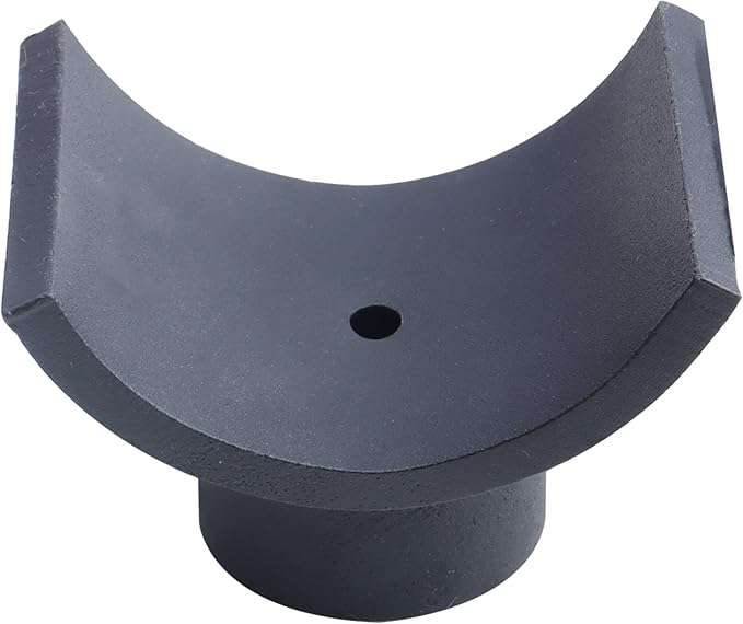 4" Bottle Jack Adapter - Jack Accessories for 4 Inch Axle Tube - Black Lifting Axles Saddle Made of Steel